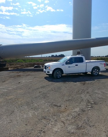Wind Farm with Farnsworth Truck