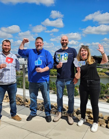 Roof Top Happy People