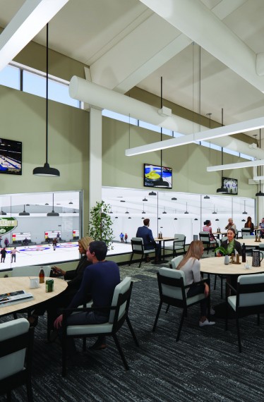 Lafayette Curling Club Interior