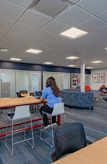 Interior of the CSC Student commons
