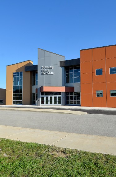 Dunlap High School Phase II Exterior
