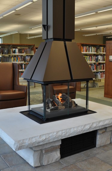 Library Design, Peoria North Branch, interiors