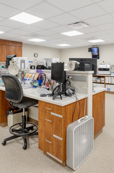 Hammond-Henry Hospital laboratory area