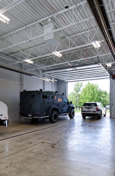 Mt Vernon Police Station Garage