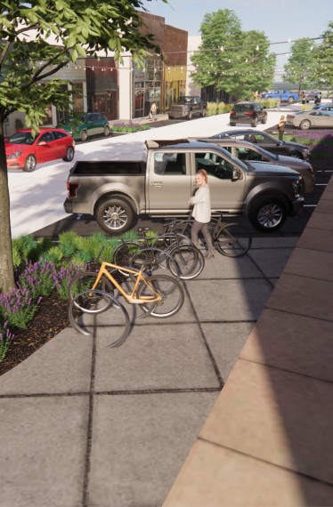 Mahomet Downtown Streetscape 4