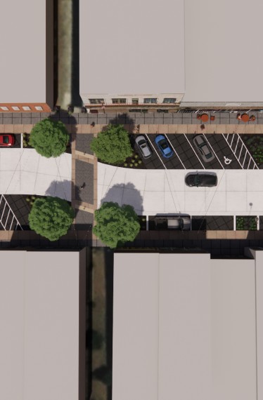 Mahomet Downtown Streetscape 2