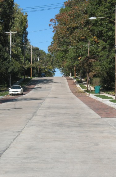 North Rock Hill Road in Webster Groves, MO
