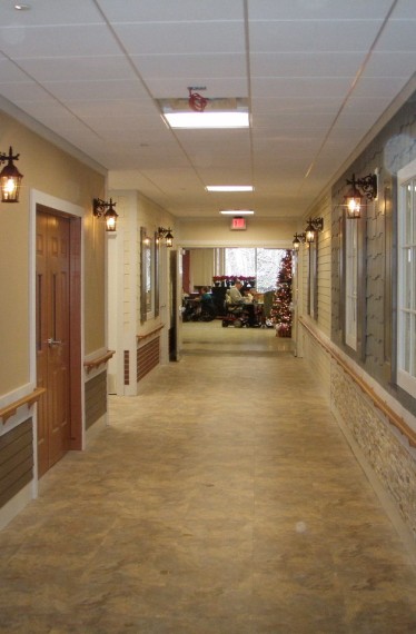 Themed hallway