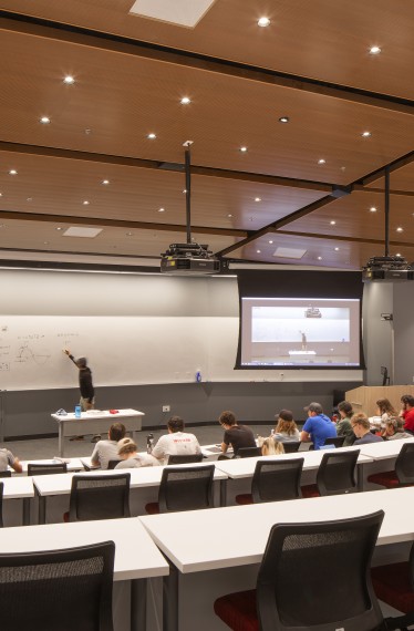 Lecture hall at Western Colorado University