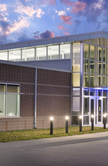 Dallas County Law Center Dusk