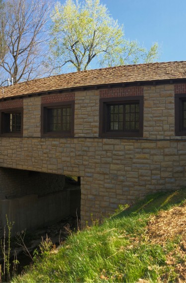 Thunderbird Lodge, Washington State Park - rear preservation