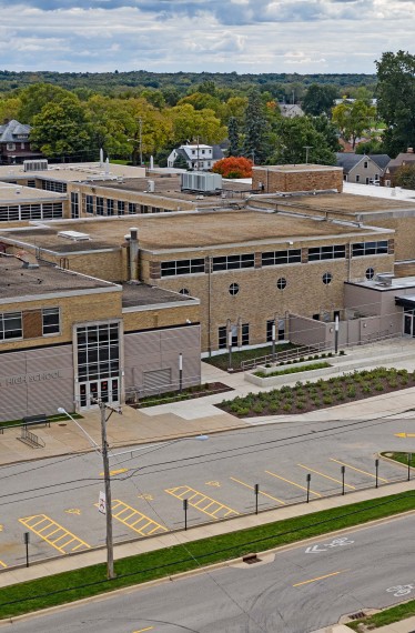 Washington Community High School Exterior