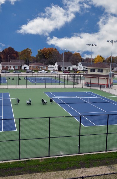 Morton High School Tennis Courts