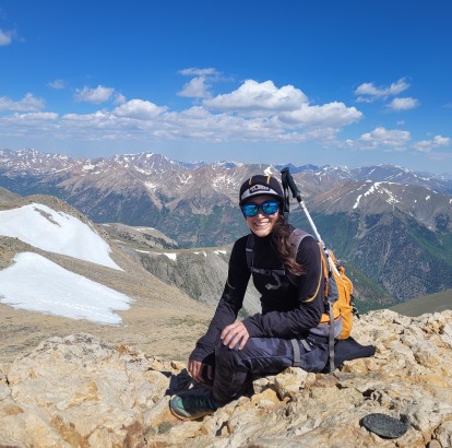 Amanda Occhi hiking