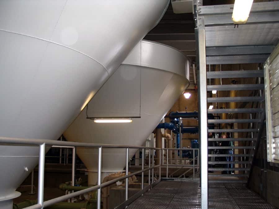Clarifiers from below-small