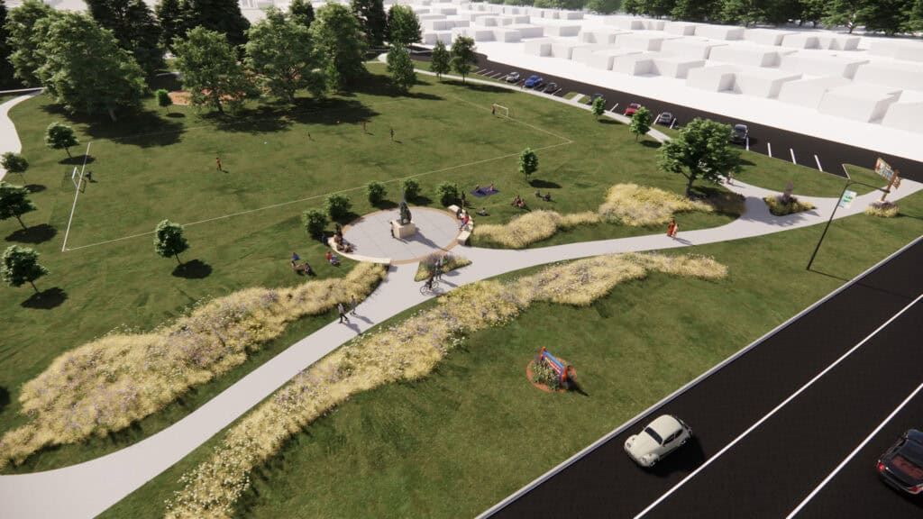 Urbana - King Park Master Plan Rendering 2