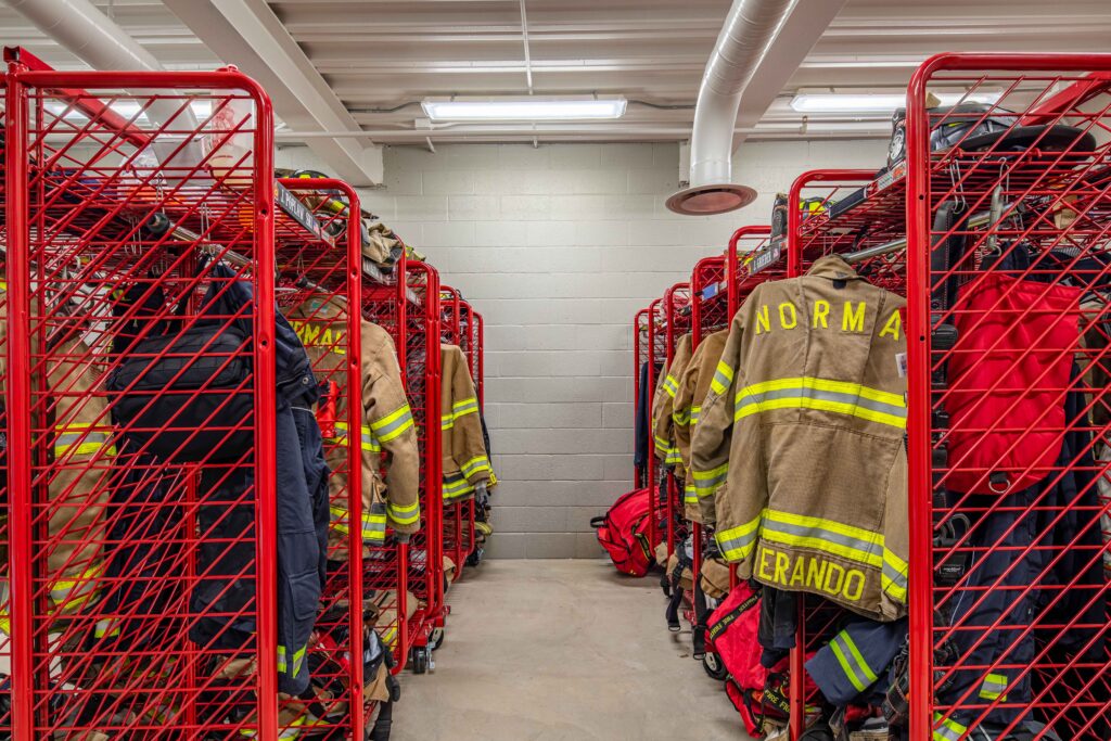 Town of Normal Fire Station No.2 - Turnout Gear Room-1