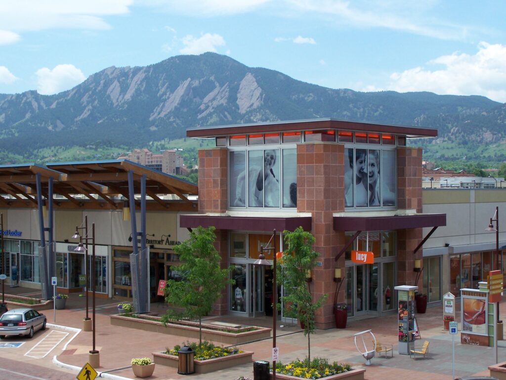 Urban Shopping Sophistication for Boulder slide
