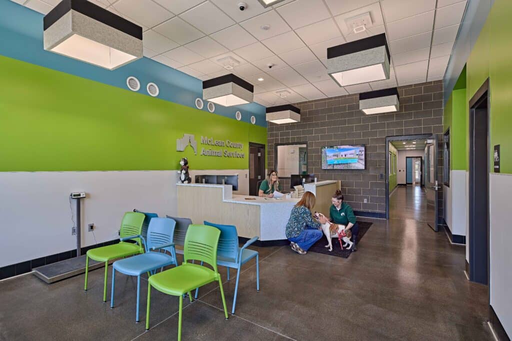 New McLean County Animal Services Building slide