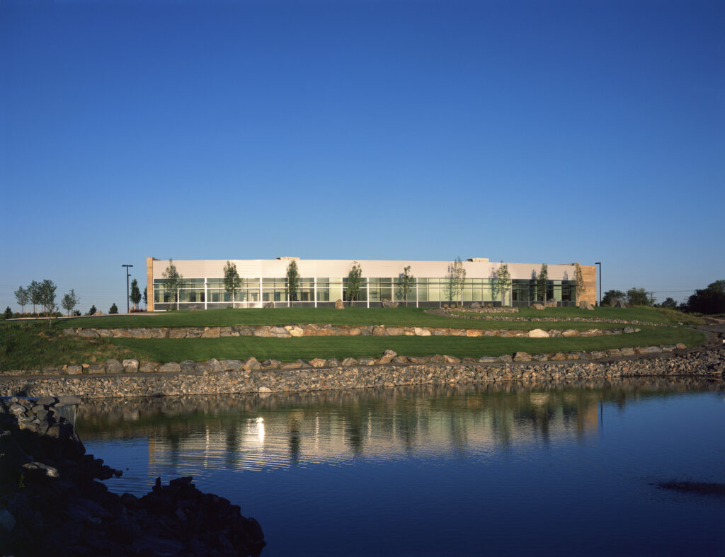 Classically Designed Contemporary Building  slide