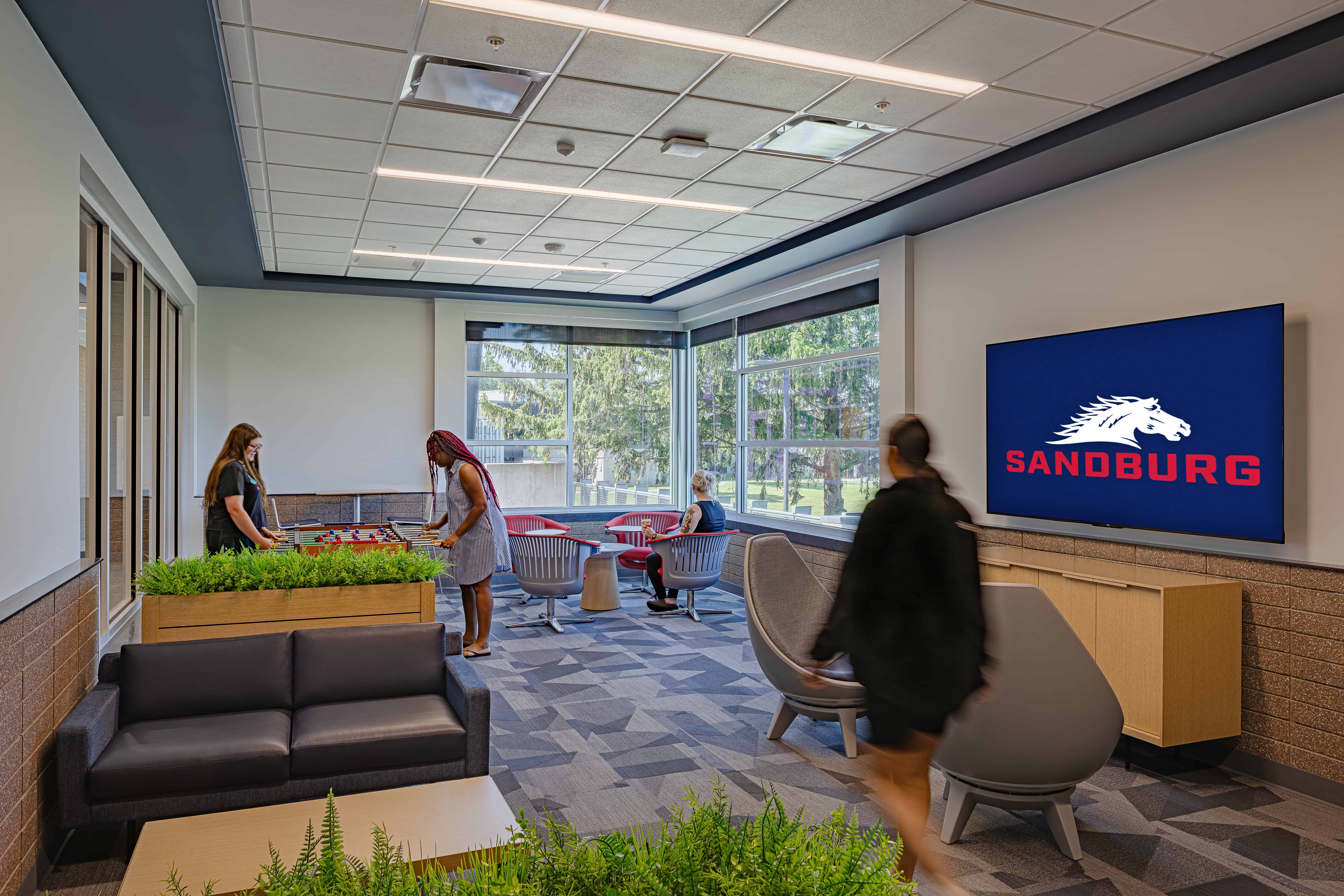 Carl Sandburg College Student Commons Renovation