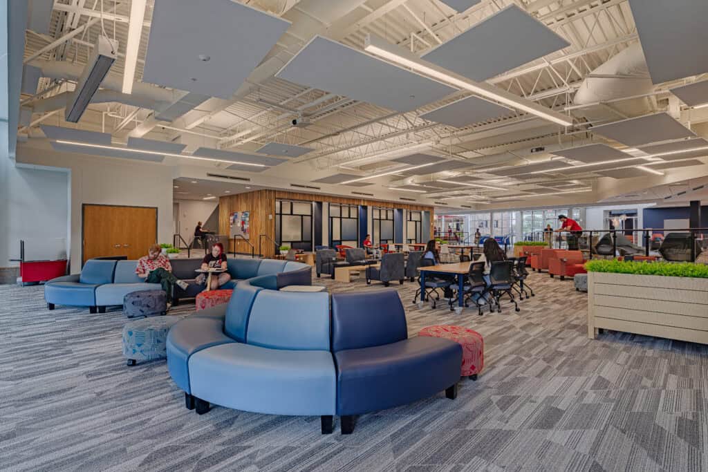 Carl Sandburg Student Commons Renovation slide