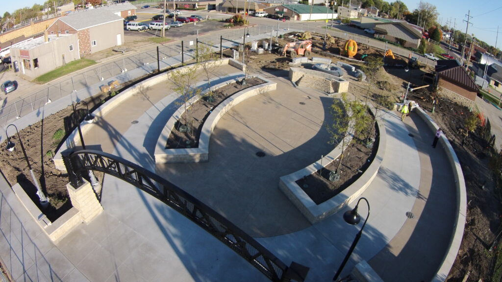 Redevelopment Sparked by Memorial Plaza slide