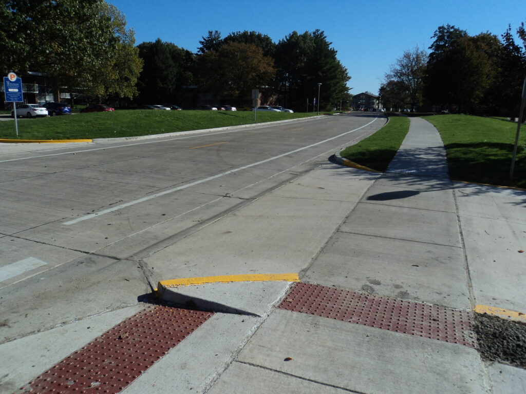 Roadway Improvements Enhance Housing Complex  slide
