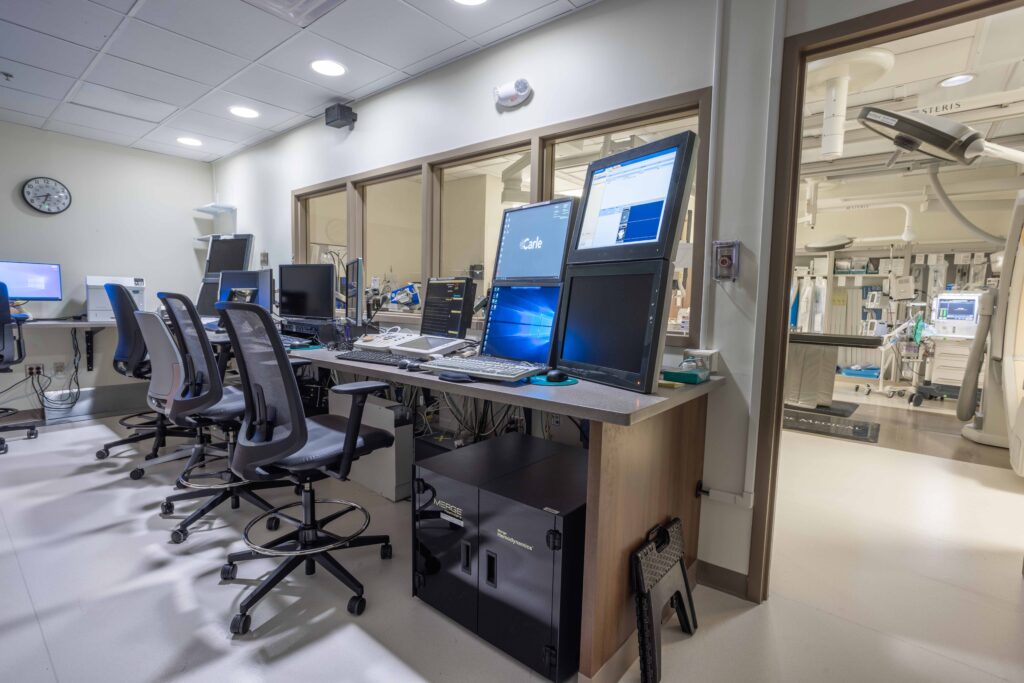 Carle BroMenn Medical Center - Cardiology Renovation and Catherization Lab slide