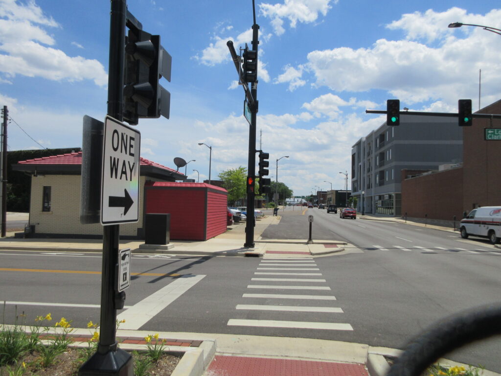 Intersection Improvements Increase Safety Downtown  slide