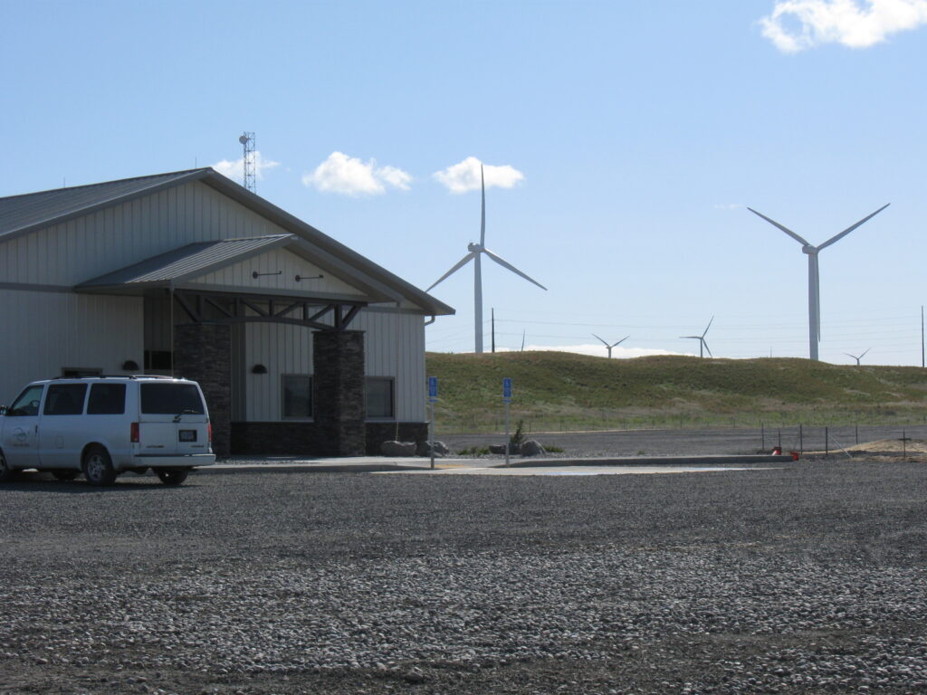 Rattlesnake Road Wind Farm in Gilliam County, Oregon slide