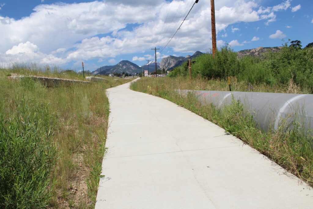 Road, Drainage and Pedestrian Improvements slide