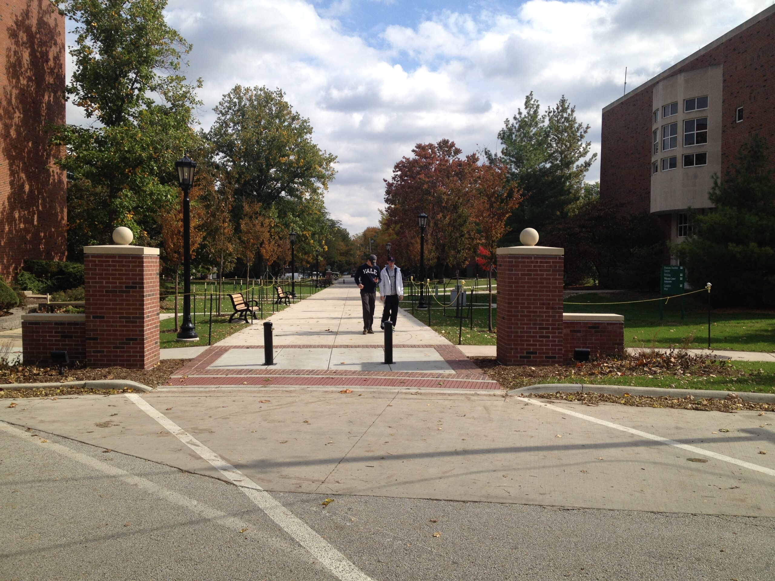 Illinois Wesleyan University Beecher Street Promenade and Memorial
