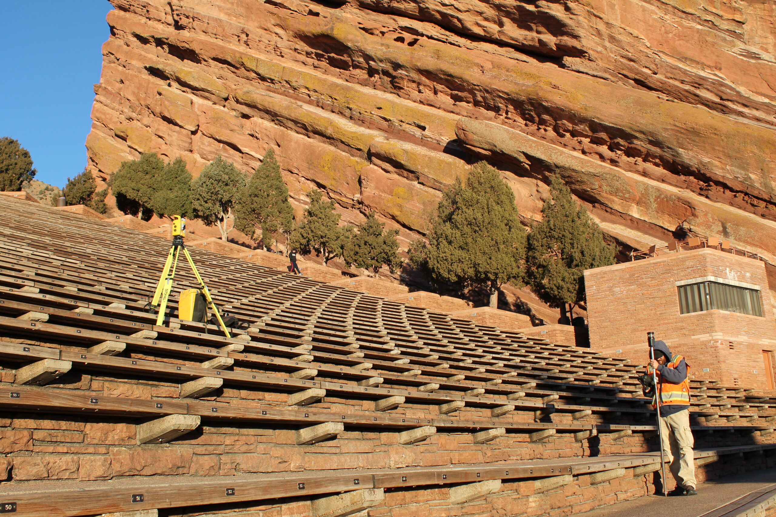 Denver Mountain Parks Red Rocks Amphitheatre Seating Area Subsidence Survey