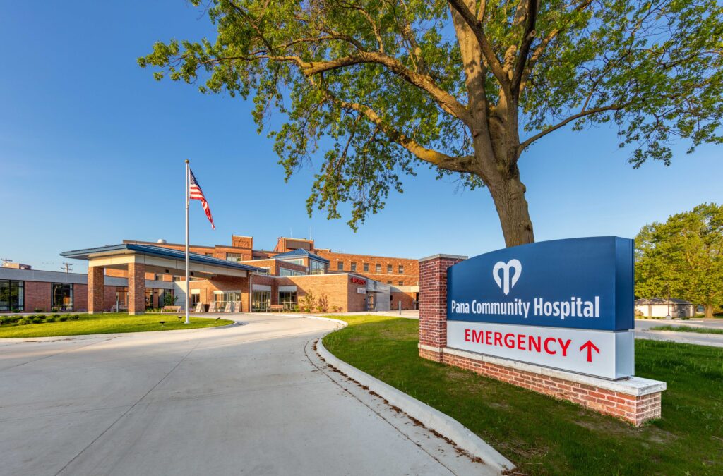 Pana Commits to Community Hospital slide