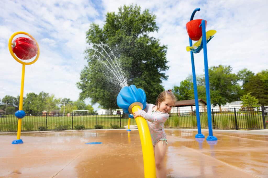 City of Red Bud Splash Pad - Ratz Memorial Park Revitalization slide