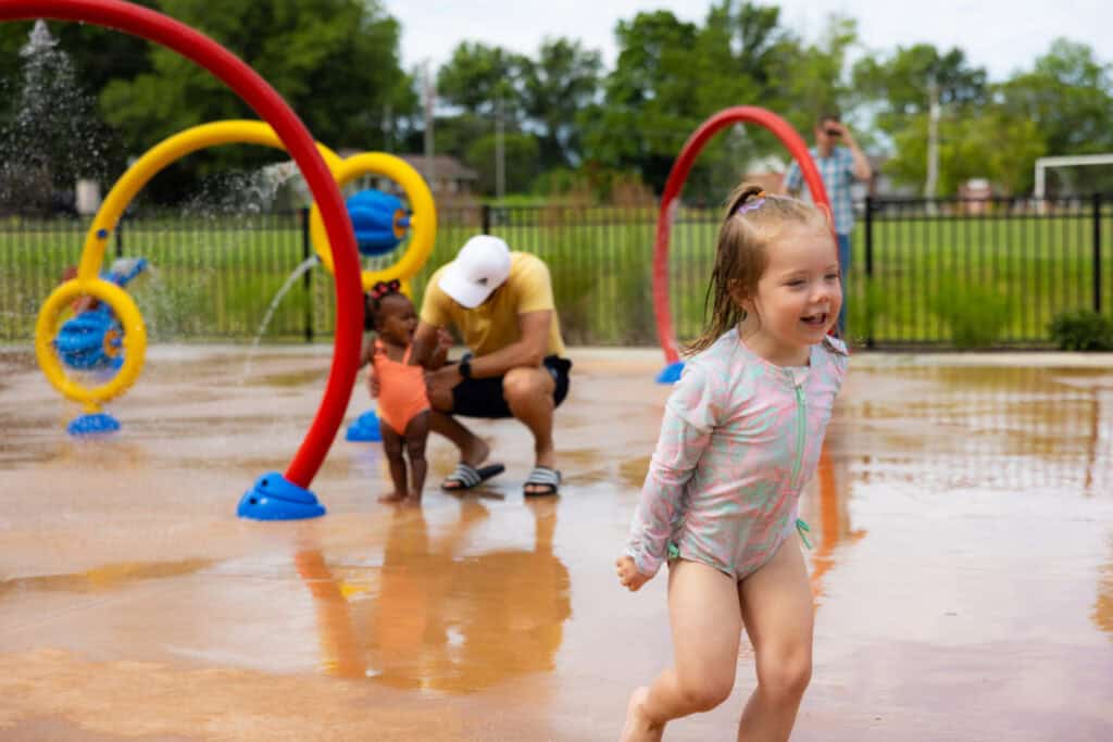 City of Red Bud Splash Pad - Ratz Memorial Park Revitalization slide