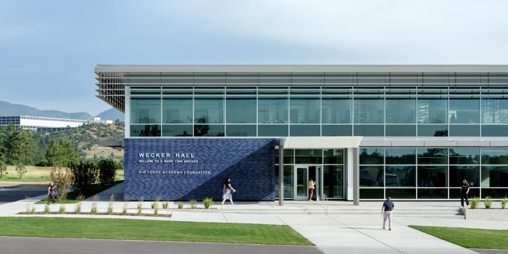 United States Air Force Academy Foundation & Association of Graduates Wecker Hall slide