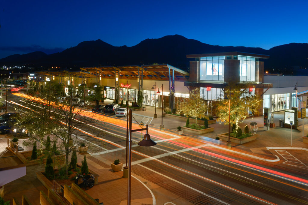 Urban Shopping Sophistication for Boulder slide